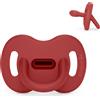 Suavinex Italia Srl Suavinex Colour Essence Succhietto 0-6 Mesi In Silicone Rosso Peperoncino