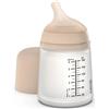 Suavinex Italia Srl Suavinex Zero Zero Slow +0m Biberon Anticolica Con Flusso Lento Light Nude 180ml