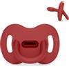 Suavinex Italia Srl Suavinex Colour Essence Succhietto 6-18 Mesi In Silicone Rosso
