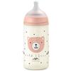 Suavinex Italia Srl Suavinex Wild&free Biberon Plastica Tettarella Sx Pro Flusso Medio Anticolica 3m+ In Silicone Rosa 270ml
