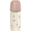Suavinex Italia Srl Suavinex Wonderland Biberon In Vetro E Tettarella In Silicone Coniglio Rosa 240ml