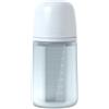 Suavinex Italia Srl Suavinex Colour Essence 3m+ Biberon Flusso Medio In Silicone Colore Azzurro 240ml