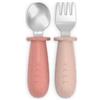 Suavinex Italia Srl Suavinex Selection Set Posate Evolutive 6m+ In Acciaio Inox Nude 2 Pezzi