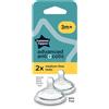 Tommee Tippee Advanced Anti Colic Tettarelle 3m+ Anticolica Flusso Medio 2 Pezzi