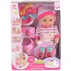 Moni Trade Bambola Con Accessori Pappa Beve E Fa La Pipì 3+