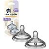 Tommee Tippee Closer To Nature Tettarelle 0m+ Flusso Lento 2 Pezzi