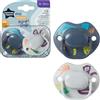 Tommee Tippee Moda Succhietti Ortodontici 18-36 Mesi In Silicone Colori Assortiti 2 Pezzi