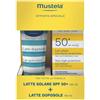 Lab. Expanscience Italia Srl Mustela Kit Con Latte Solare Spf 50+ Per Bambini 100ml + Doposole Nutriente 125ml