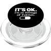 It's ok I'm on 500mg of Fukitol Sarcasti Va bene, sono su 500mg di Fukitol umorismo divertente Sarcasmo dicendo PopSockets PopGrip per MagSafe