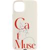 Paw Pact Prints Custodia per iPhone 15 Plus Cat Muse Minimal Line Drawing Amante dei gatti