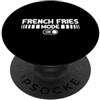 Funny French Fries Outfits and French Fr Patatine fritte divertenti PopSockets PopGrip Adesivo