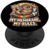 CRAZEELEBAH SUNDA COLUGO INC DIVERTENTE SUNDA COLUGO LA MIA MEMBRANA LE MIE REGOLE - NON DISTURBARE PopSockets PopGrip Adesivo