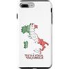 Lakelandwholesale1 Shirt Company Custodia per iPhone 7 Plus/8 Plus Tutta L'Italia Una Famiglia Mappa Bandiera Italia Regionale Design