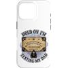 Lakelandwholesale1 Shirt Company Custodia per iPhone 16 Pro Hold On Im Texting My Dad Ouija Board Planchette Divertente