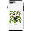 The Botany Bureau Custodia per iPhone 7 Plus/8 Plus Illustrazione della pianta di gelso Morus alba