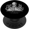 Funny Octopus Reading Book Lover Humor Sir I Am Reading Funny Octopus Bookworm Citazione PopSockets PopGrip Adesivo