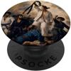 Flow Roll Co. BJJ Liberty Leading Divertente brasiliano Jiu Jitsu Grappling PopSockets PopGrip Adesivo