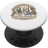 Lakelandwholesale1 Shirt Company Parigi Francia floreale Torre Eiffel Cafe Grafica PopSockets PopGrip Adesivo