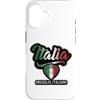 Lakelandwholesale1 Shirt Company Custodia per iPhone 16 Italia Orgoglio Italiano Bandiera Corona Cuore Stemma Italia