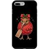 Merry Christmas Wrap Ribbon Bow Stars Xm Custodia per iPhone 7 Plus/8 Plus Kiwi Bird Candy Cane Carta Regalo Agrifoglio Pigna