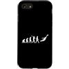 Soccer Goalkeeper Gifts Custodia per iPhone SE (2020) / 7/8 Calcio Portiere Evoluzione Divertente Portiere Giocatore Design