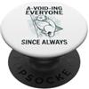 CRAZEELEBAH SUNDA COLUGO INC DIVERTENTE SUNDA COLUGO EVITANDO TUTTI GLI INTROVERTIMENTI PopSockets PopGrip Adesivo