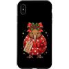 Merry Christmas Wrap Ribbon Bow Stars Xm Custodia per iPhone XS Max Kiwi Bird - Carta da regalo, motivo: Babbo Natale, agrifoglio