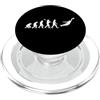 Soccer Goalkeeper Gifts Calcio Portiere Evoluzione Divertente Portiere Giocatore Design PopSockets PopGrip per MagSafe