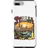 Lakelandwholesale1 Shirt Company Custodia per iPhone 7 Plus/8 Plus Italia Vintage Travel Monumenti Venezia Gondola Firenze