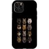 Cat Lover Art Co Custodia per iPhone 11 Pro Gatti stregoni Halloween amanti gatti regali arte occulta