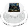 Jimothy Raccoon Starry Night Van Gogh Ar Jimothy Raccoon Notte stellata Van Gogh Art Meme PopSockets PopGrip per MagSafe