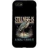Bird Birding Birdwatching Lover Custodia per iPhone SE (2020) / 7/8 Il silenzio è un'abilità che ho Airone Bird
