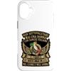 Lakelandwholesale1 Shirt Company Custodia per iPhone 16 Plus Non Sottovalutare Mai Una Donna Con Sangue Italiano Grafica