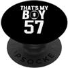 Leggende dello sport Questo è il numero 57 di My Boy Football PopSockets PopGrip Adesivo