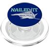 Shark jaws funny hammerhead diver marine Hammerhead Shark Scuba-Diving ha inchiodato Life of Sea Diver PopSockets PopGrip per MagSafe