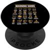 Auto Mechanic Merch Segnali di avvertimento - Auto Mechanic Car Guy Garage Life PopSockets PopGrip Adesivo