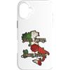 Lakelandwholesale1 Shirt Company Custodia per iPhone 16 Plus Italia Eterna Amore Infinito Italia Mappa Bandiera Grafica
