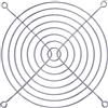 InLine 21567 Griglia per Ventola in Metallo, 140 x 140 mm, Nero
