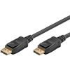 goobay 64857 - Cavo DisplayPort 2.1, risoluzione 8K a 60 Hz, cavo di collegamento per PC da gioco, PS5, schermato, 1 m