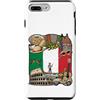 Lakelandwholesale1 Shirt Company Custodia per iPhone 7 Plus/8 Plus Bandiera italiana Punti di riferimento Spaghetti Gondola Scooter Italia
