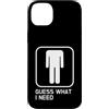 Funny Bathroom Humor Gifts Custodia per iPhone 14 Plus Design divertente per bagno con scritta Guess what I Need