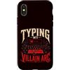 AI Typing Arc Meme Studio Custodia per iPhone X/XS Mio Arco Del Villain Per Scrittori Artisti AI E Meme