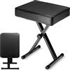 CAHAYA Sgabello per Pianoforte con Altezza Regolabile Panca per Tastiera con Cuscino Imbottito Spesso 7cm Sedia Pieghevole per Tastiera Elettronica Pianoforti Digitali Modello CY0296