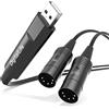 DigitalLife SyncX5 Cavo Interfaccia MIDI USB 1,8 m DIN 5 PIN Mac Windows