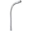PATIKIL 7.9 Microfono Collo Cigno, M10/M8 Filettatura Metallo Universale Tubo Flessibile Flessibile Braccio Collo Cigno Tubo Estensione per Multifunzione Fai da Te, Argento Tono