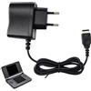 Lathurna Caricatore compatibile per Nintendo DS 1a generazione e Game Boy Advance SP, Alimentatore 5V con cavo di ricarica, Ingresso 100-240V presa EU, Ricambio nero per NDS Classic e GBA SP