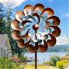 Pure Echo - Girandola a vento per esterni, decorazione da giardino e cortile, sculture e girandole a vento in rame da 213,4 cm, grandi dimensioni