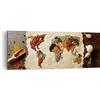 ARTTOR Quadro su Tela 140x50 cm Stampe da Parete Cucina Mappa del Mondo - 2832
