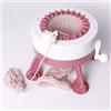 BAOFUYA Macchina per Maglieria, Macchina per Tessere a 22 Aghi Kit Telaio per Tessitura Automatico Manuale per Sciarpe Intrecciate Cappelli Intrecciati Calzini Intrecciati