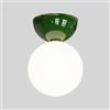 Jadssox lampada da soffitto globo nordico semi-incasso plafoniera lampada a sospensione sfera di vetro bianco paralume apparecchio di illuminazione per corridoio G9 vicino alle plafoniere per ingresso